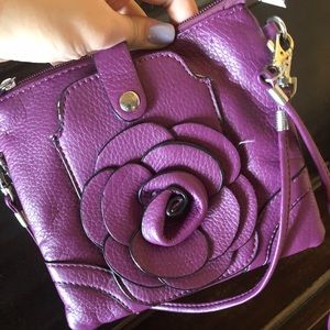 Flower crossbody bag